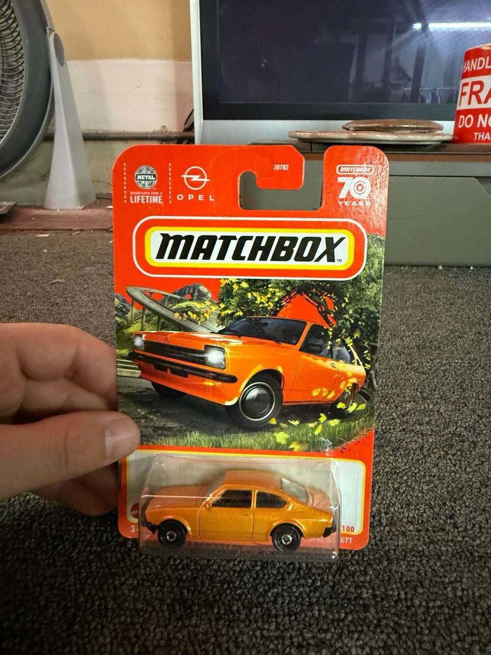 Matchbox 1975 Opel Kadett Orange Diecast Car 73/100